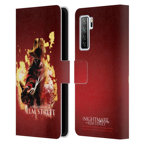 A Nightmare On Elm Street (2010) Graphics Freddy Nightmare Leather Book Wallet Case Cover For Huawei Nova 7 SE/P40 Lite 5G