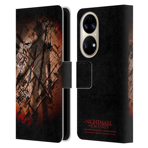 A Nightmare On Elm Street (2010) Graphics Freddy Boiler Room Leather Book Wallet Case Cover For Huawei P50