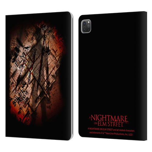 A Nightmare On Elm Street (2010) Graphics Freddy Boiler Room Leather Book Wallet Case Cover For Apple iPad Pro 11 2020 / 2021 / 2022