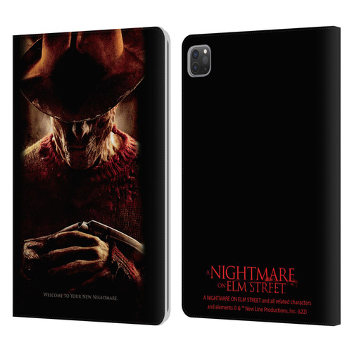 A Nightmare On Elm Street (2010) Graphics Freddy Key Art Leather Book Wallet Case Cover For Apple iPad Pro 11 2020 / 2021 / 2022