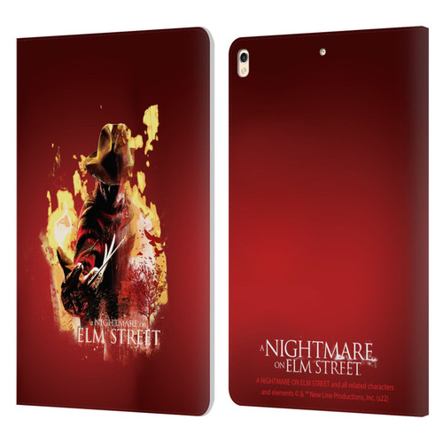A Nightmare On Elm Street (2010) Graphics Freddy Nightmare Leather Book Wallet Case Cover For Apple iPad Pro 10.5 (2017)