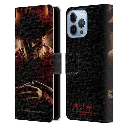 A Nightmare On Elm Street (2010) Graphics Freddy Key Art Leather Book Wallet Case Cover For Apple iPhone 13 Pro Max