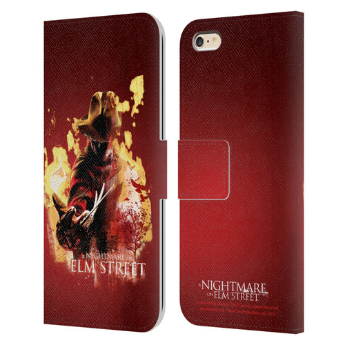 A Nightmare On Elm Street (2010) Graphics Freddy Nightmare Leather Book Wallet Case Cover For Apple iPhone 6 Plus / iPhone 6s Plus