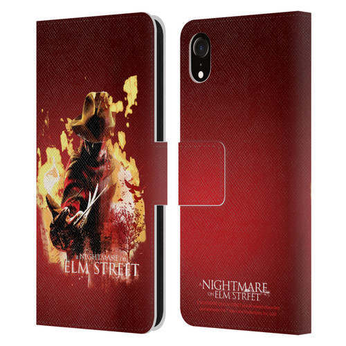 A Nightmare On Elm Street (2010) Graphics Freddy Nightmare Leather Book Wallet Case Cover For Apple iPhone XR