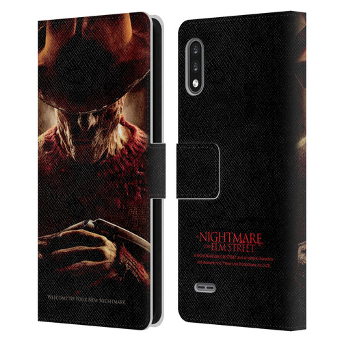 A Nightmare On Elm Street (2010) Graphics Freddy Key Art Leather Book Wallet Case Cover For LG K22