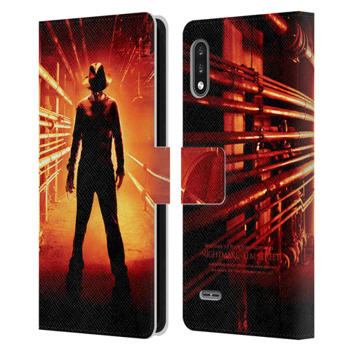 A Nightmare On Elm Street (2010) Graphics Freddy Poster Leather Book Wallet Case Cover For LG K22