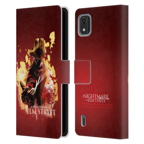 A Nightmare On Elm Street (2010) Graphics Freddy Nightmare Leather Book Wallet Case Cover For Nokia C2 2nd Edition