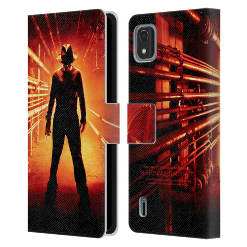 A Nightmare On Elm Street (2010) Graphics Freddy Poster Leather Book Wallet Case Cover For Nokia C2 2nd Edition