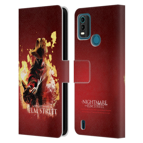 A Nightmare On Elm Street (2010) Graphics Freddy Nightmare Leather Book Wallet Case Cover For Nokia G11 Plus