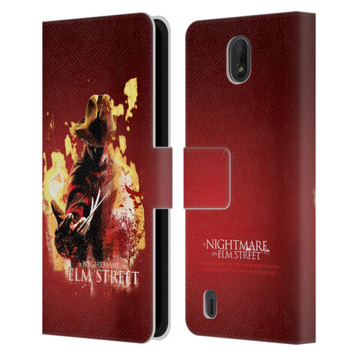 A Nightmare On Elm Street (2010) Graphics Freddy Nightmare Leather Book Wallet Case Cover For Nokia C01 Plus/C1 2nd Edition