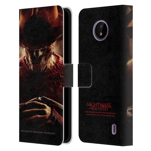 A Nightmare On Elm Street (2010) Graphics Freddy Key Art Leather Book Wallet Case Cover For Nokia C10 / C20