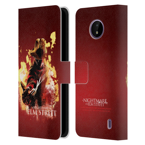 A Nightmare On Elm Street (2010) Graphics Freddy Nightmare Leather Book Wallet Case Cover For Nokia C10 / C20