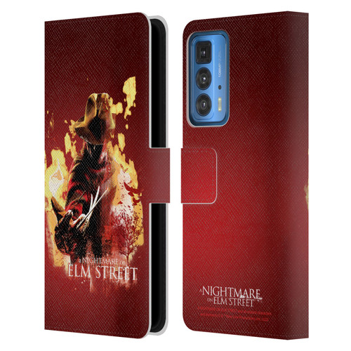 A Nightmare On Elm Street (2010) Graphics Freddy Nightmare Leather Book Wallet Case Cover For Motorola Edge 20 Pro