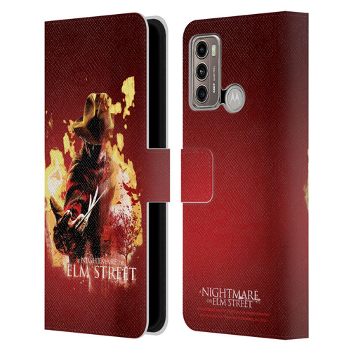 A Nightmare On Elm Street (2010) Graphics Freddy Nightmare Leather Book Wallet Case Cover For Motorola Moto G60 / Moto G40 Fusion