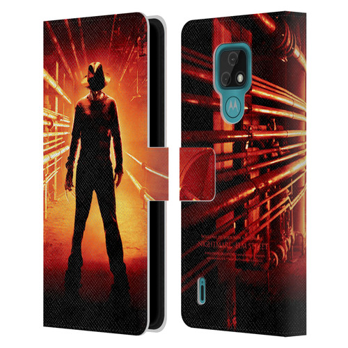 A Nightmare On Elm Street (2010) Graphics Freddy Poster Leather Book Wallet Case Cover For Motorola Moto E7