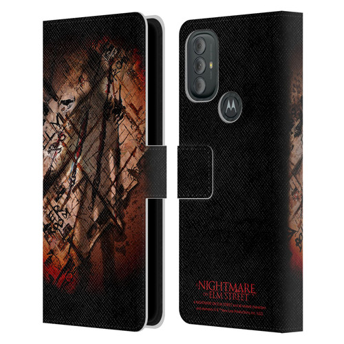 A Nightmare On Elm Street (2010) Graphics Freddy Boiler Room Leather Book Wallet Case Cover For Motorola Moto G10 / Moto G20 / Moto G30