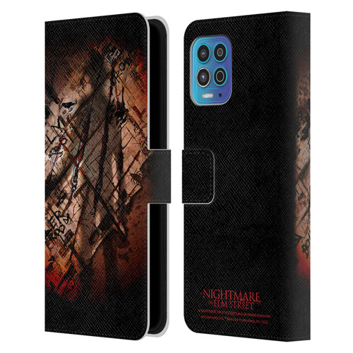 A Nightmare On Elm Street (2010) Graphics Freddy Boiler Room Leather Book Wallet Case Cover For Motorola Moto G100