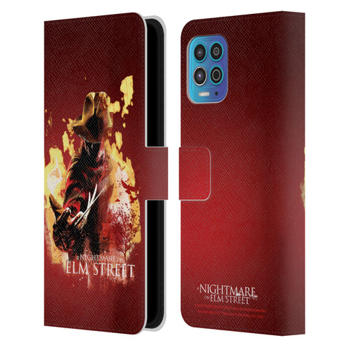 A Nightmare On Elm Street (2010) Graphics Freddy Nightmare Leather Book Wallet Case Cover For Motorola Moto G100