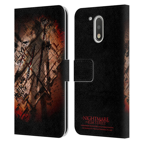 A Nightmare On Elm Street (2010) Graphics Freddy Boiler Room Leather Book Wallet Case Cover For Motorola Moto G41
