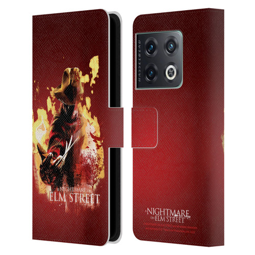 A Nightmare On Elm Street (2010) Graphics Freddy Nightmare Leather Book Wallet Case Cover For OnePlus 10 Pro