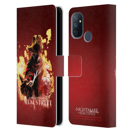 A Nightmare On Elm Street (2010) Graphics Freddy Nightmare Leather Book Wallet Case Cover For OnePlus Nord N100