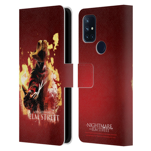 A Nightmare On Elm Street (2010) Graphics Freddy Nightmare Leather Book Wallet Case Cover For OnePlus Nord N10 5G
