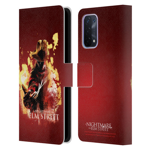 A Nightmare On Elm Street (2010) Graphics Freddy Nightmare Leather Book Wallet Case Cover For OPPO A54 5G