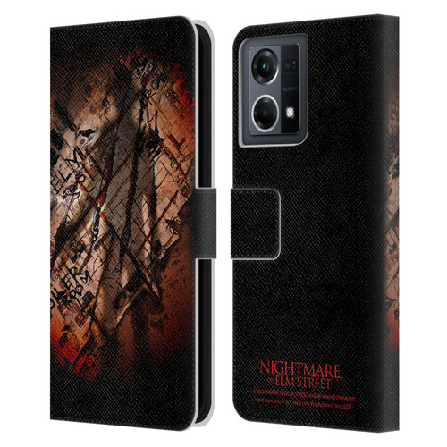 A Nightmare On Elm Street (2010) Graphics Freddy Boiler Room Leather Book Wallet Case Cover For OPPO Reno8 4G