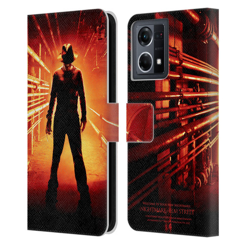 A Nightmare On Elm Street (2010) Graphics Freddy Poster Leather Book Wallet Case Cover For OPPO Reno8 4G