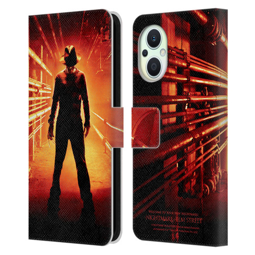 A Nightmare On Elm Street (2010) Graphics Freddy Poster Leather Book Wallet Case Cover For OPPO Reno8 Lite