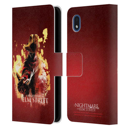 A Nightmare On Elm Street (2010) Graphics Freddy Nightmare Leather Book Wallet Case Cover For Samsung Galaxy A01 Core (2020)