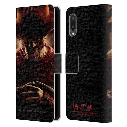 A Nightmare On Elm Street (2010) Graphics Freddy Key Art Leather Book Wallet Case Cover For Samsung Galaxy A02/M02 (2021)