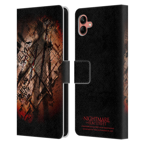A Nightmare On Elm Street (2010) Graphics Freddy Boiler Room Leather Book Wallet Case Cover For Samsung Galaxy A04 (2022)