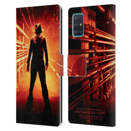 A Nightmare On Elm Street (2010) Graphics Freddy Poster Leather Book Wallet Case Cover For Samsung Galaxy A51 (2019)