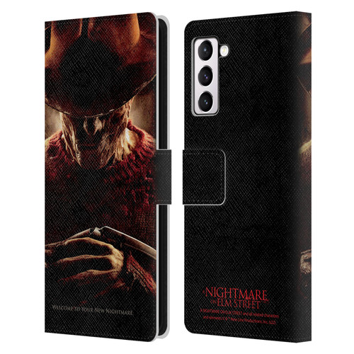 A Nightmare On Elm Street (2010) Graphics Freddy Key Art Leather Book Wallet Case Cover For Samsung Galaxy S21+ 5G