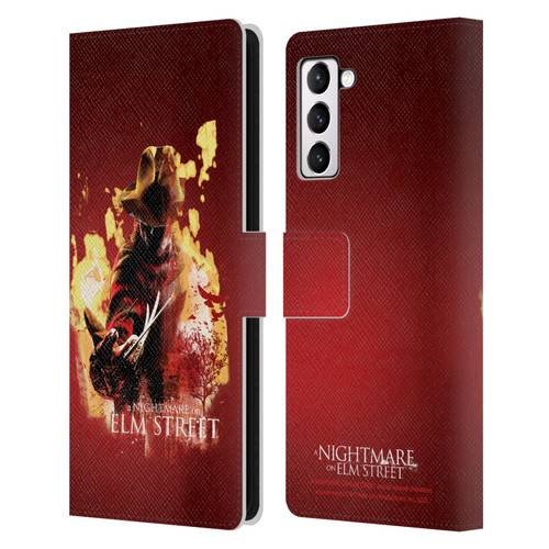 A Nightmare On Elm Street (2010) Graphics Freddy Nightmare Leather Book Wallet Case Cover For Samsung Galaxy S21+ 5G