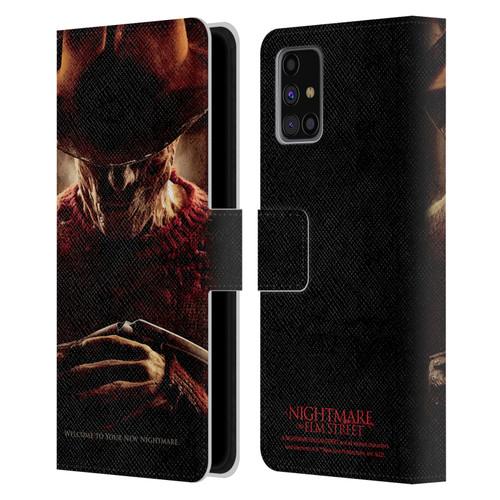 A Nightmare On Elm Street (2010) Graphics Freddy Key Art Leather Book Wallet Case Cover For Samsung Galaxy M31s (2020)