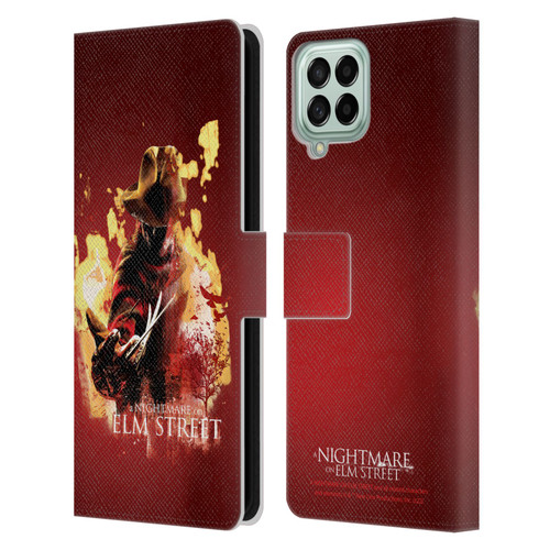 A Nightmare On Elm Street (2010) Graphics Freddy Nightmare Leather Book Wallet Case Cover For Samsung Galaxy M33 (2022)