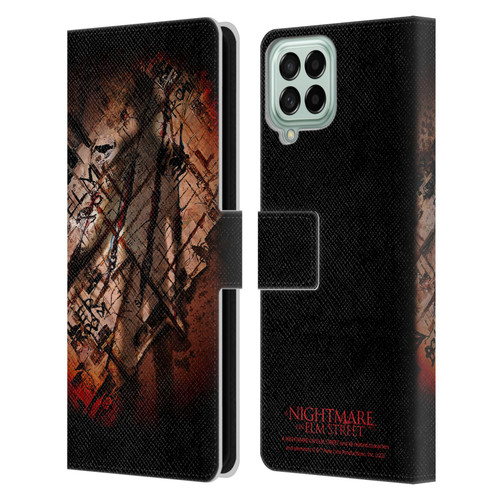 A Nightmare On Elm Street (2010) Graphics Freddy Boiler Room Leather Book Wallet Case Cover For Samsung Galaxy M53 (2022)