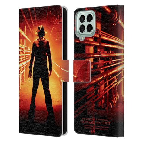 A Nightmare On Elm Street (2010) Graphics Freddy Poster Leather Book Wallet Case Cover For Samsung Galaxy M53 (2022)