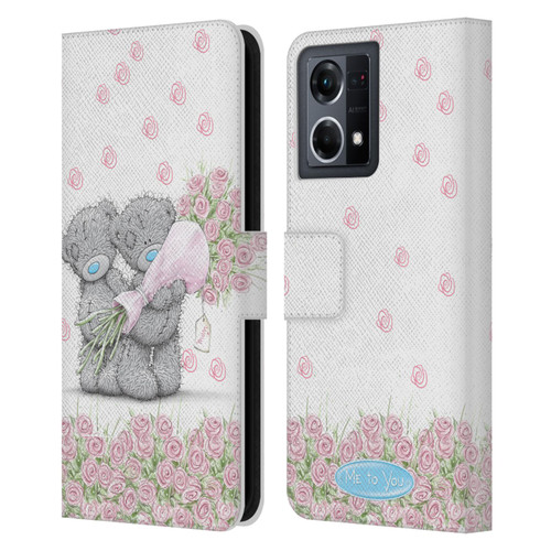 Me To You ALL About Love Pink Roses Leather Book Wallet Case Cover For OPPO Reno8 4G