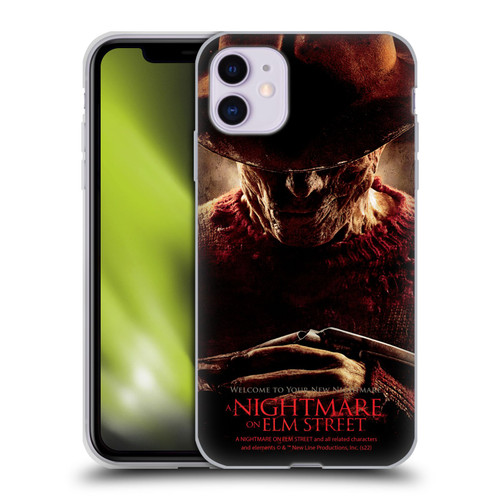 A Nightmare On Elm Street (2010) Graphics Freddy Key Art Soft Gel Case for Apple iPhone 11
