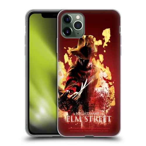 A Nightmare On Elm Street (2010) Graphics Freddy Nightmare Soft Gel Case for Apple iPhone 11 Pro Max