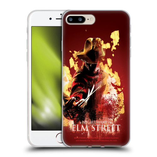 A Nightmare On Elm Street (2010) Graphics Freddy Nightmare Soft Gel Case for Apple iPhone 7 Plus / iPhone 8 Plus