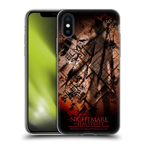 A Nightmare On Elm Street (2010) Graphics Freddy Boiler Room Soft Gel Case for Apple iPhone X / iPhone XS