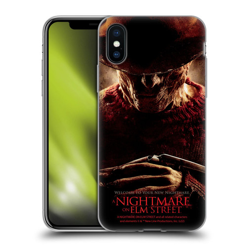 A Nightmare On Elm Street (2010) Graphics Freddy Key Art Soft Gel Case for Apple iPhone X / iPhone XS