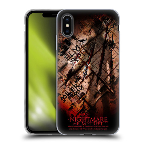 A Nightmare On Elm Street (2010) Graphics Freddy Boiler Room Soft Gel Case for Apple iPhone XS Max