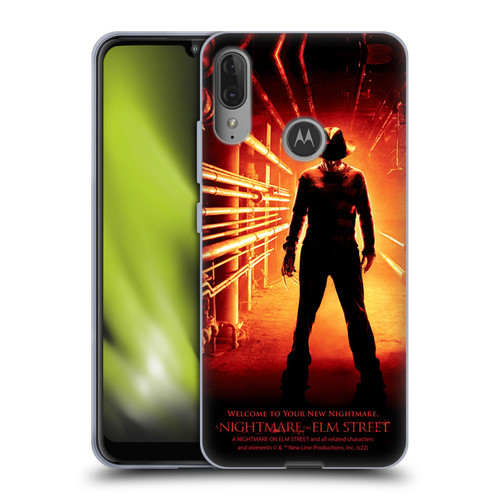 A Nightmare On Elm Street (2010) Graphics Freddy Poster Soft Gel Case for Motorola Moto E6 Plus