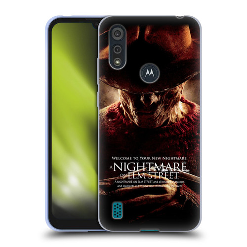 A Nightmare On Elm Street (2010) Graphics Freddy Key Art Soft Gel Case for Motorola Moto E6s (2020)