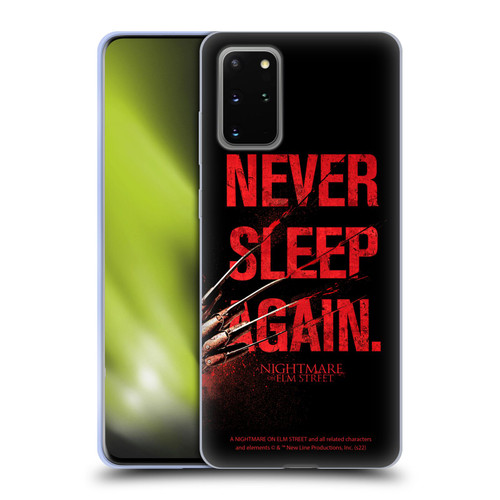 A Nightmare On Elm Street (2010) Graphics Never Sleep Again Soft Gel Case for Samsung Galaxy S20+ / S20+ 5G